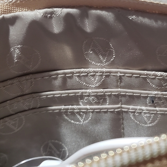 Adrienne Vittadini Gold Wallet and Phone RFID Charging Wristlet - Picture 5 of 11